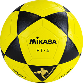 СЦ*Мяч для футб. MIKASA FT5 FQ-BKY, р.5, FIFA Quality, ПУ, 32 пан, термосш, желто-черный